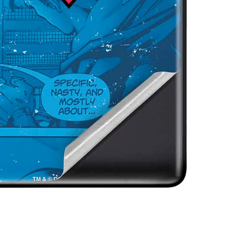DC Comics Superman Logo Background Pattern Google Pixel 6 Skin